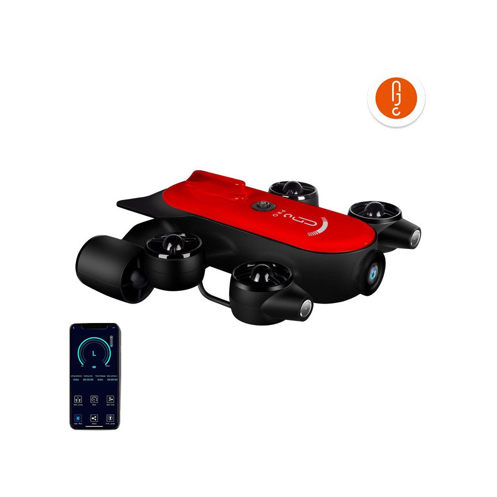 Geneinno T1-Pro 200m 4K UHD povandeninis dronas