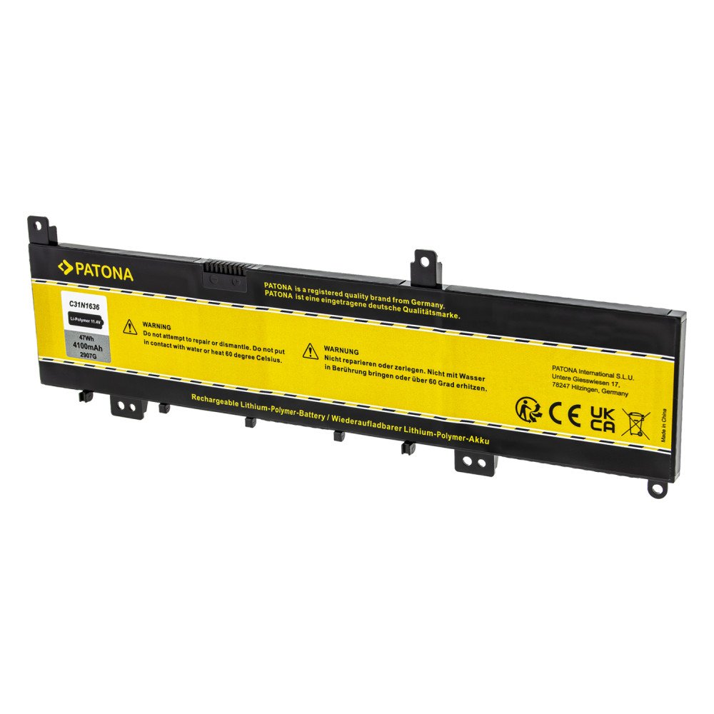 Aku Asus N580VN 4100mAh Li-Pol 11,4V C31N1636