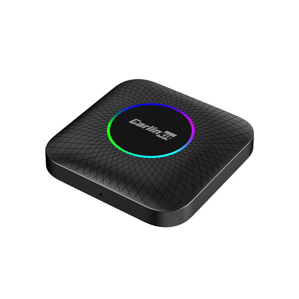 Carlinkit TBOX PLUS LED belaidis adapteris, 4G/64G, Apple Carplay/Android Auto (juodas)