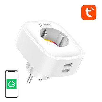 Ismanusis kistukas WiFi Gosund SP112 2xUSB, 16A, Tuya