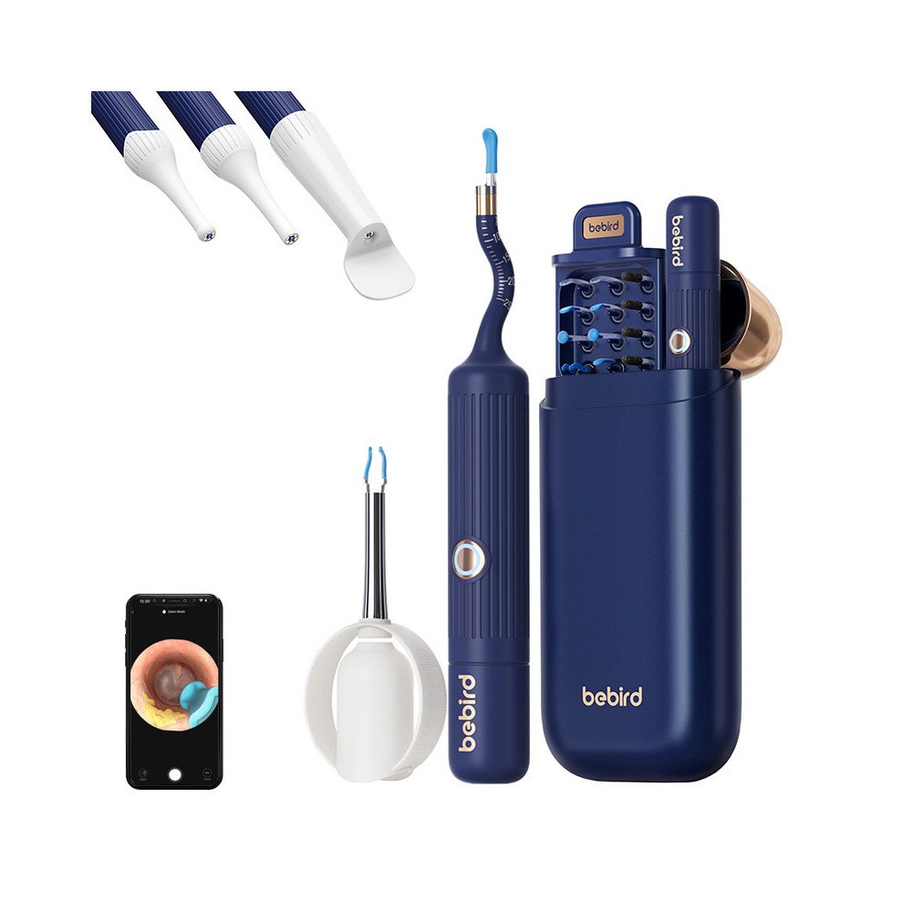 Bebird EarSight Plus otoskopas su ausu valymo kamera (melyna)