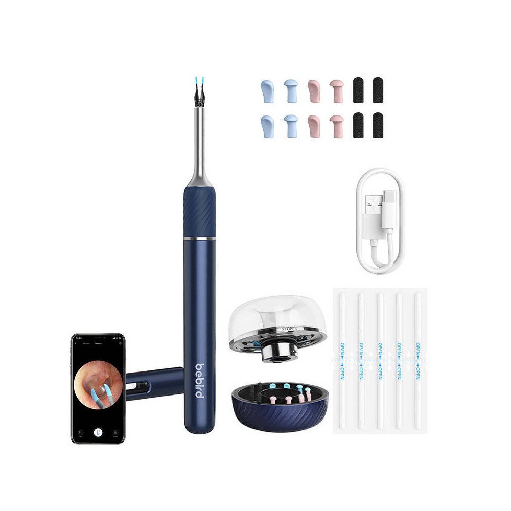 Otoscope with ear cleaning camera Bebird Note 5 pro (blue)