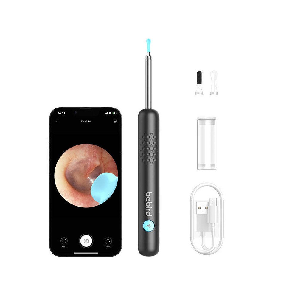 Smart Visual Ear-Clean strypas Bebird R1 juodas