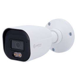 SAFIRE SMART SF-IPB080A-4E1-NIGHT 4MP Bullet IP kamera su PoE, Wi-Fi, IP67, IR 30m, baltas LED, įmontuotas mikrofonas