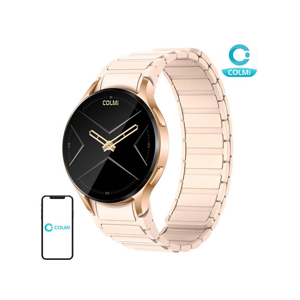Colmi i28 Ultra smartwatch with magnetic strap (gold)