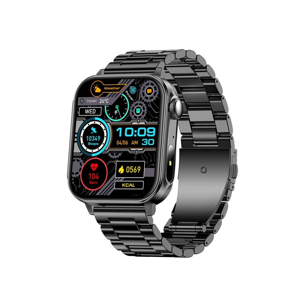 Colmi P80 smartwatch (steel black)