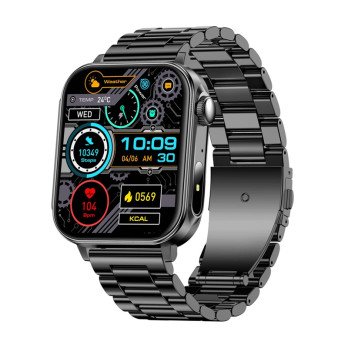 Colmi P80 smartwatch (steel black)