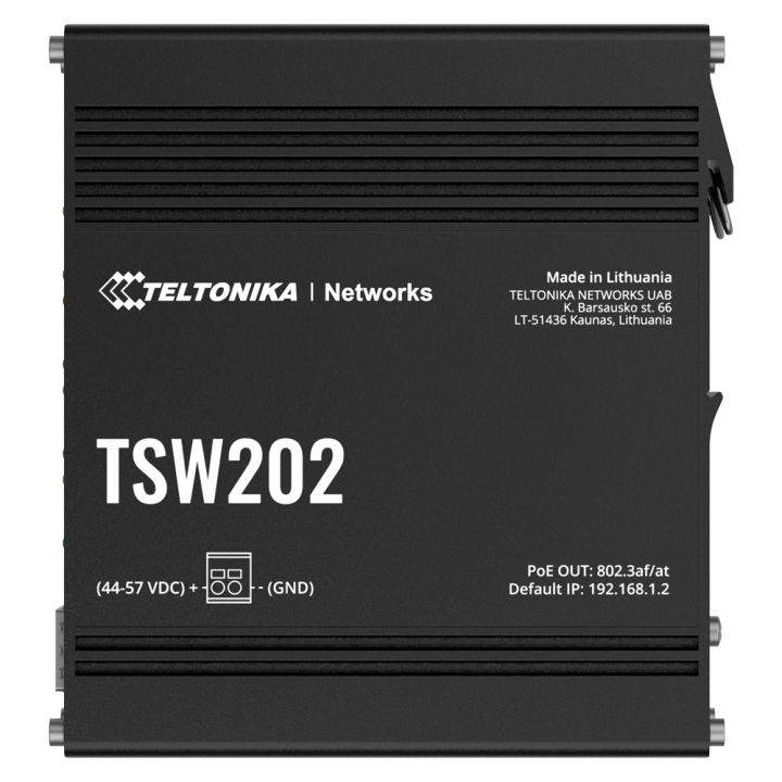 TELTONIKA TK-TSW202 5 portu Gigabit pārvaldāms PoE komutators