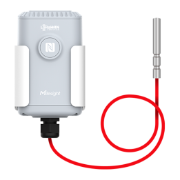 MILESIGHT MS-EM500-PT100-868M-T500 LoRaWAN temperatūros jutiklis – PT100 zondas, IP67, ilgo nuotolio