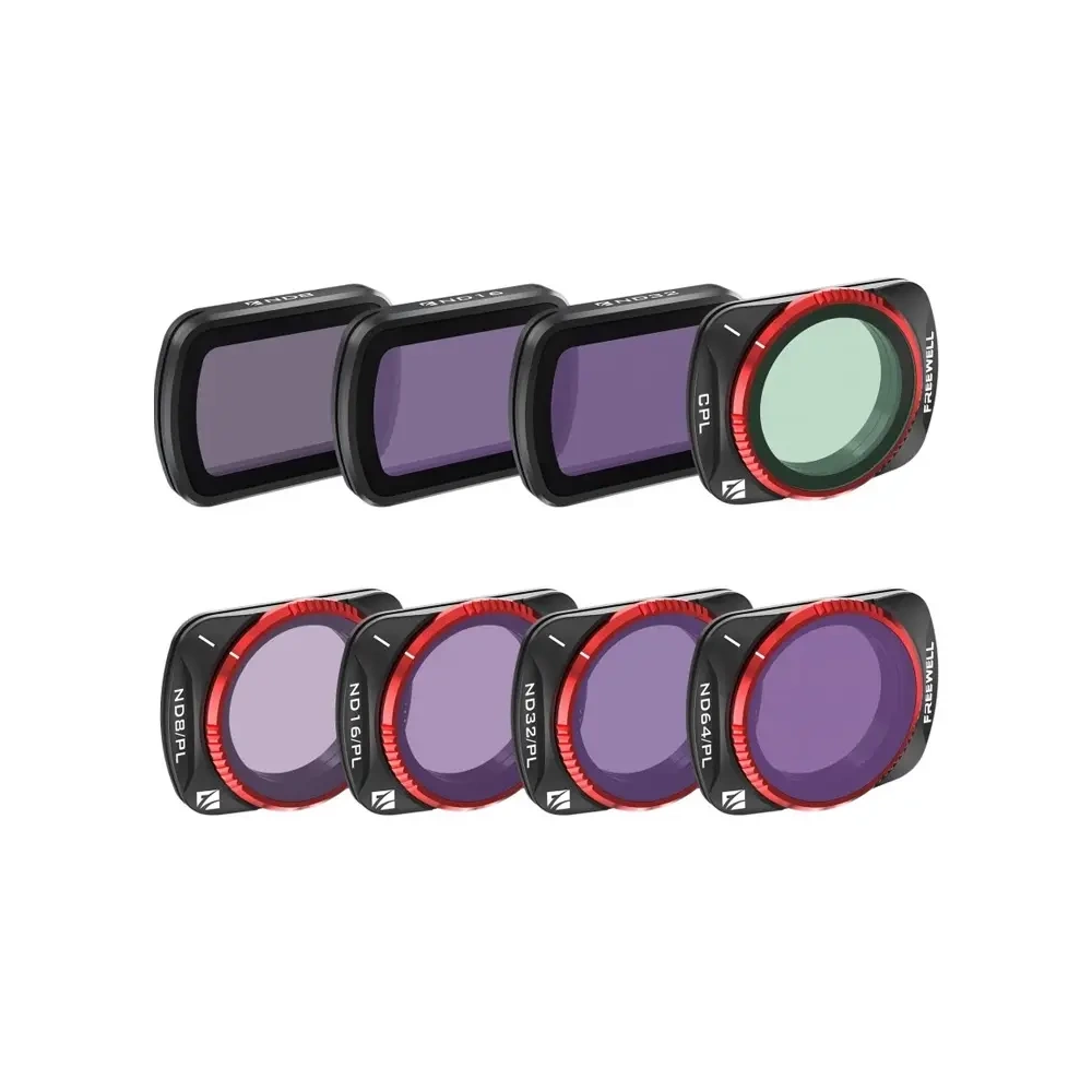 8 filtri komplekt Freewell DJI Osmo Pocket 3