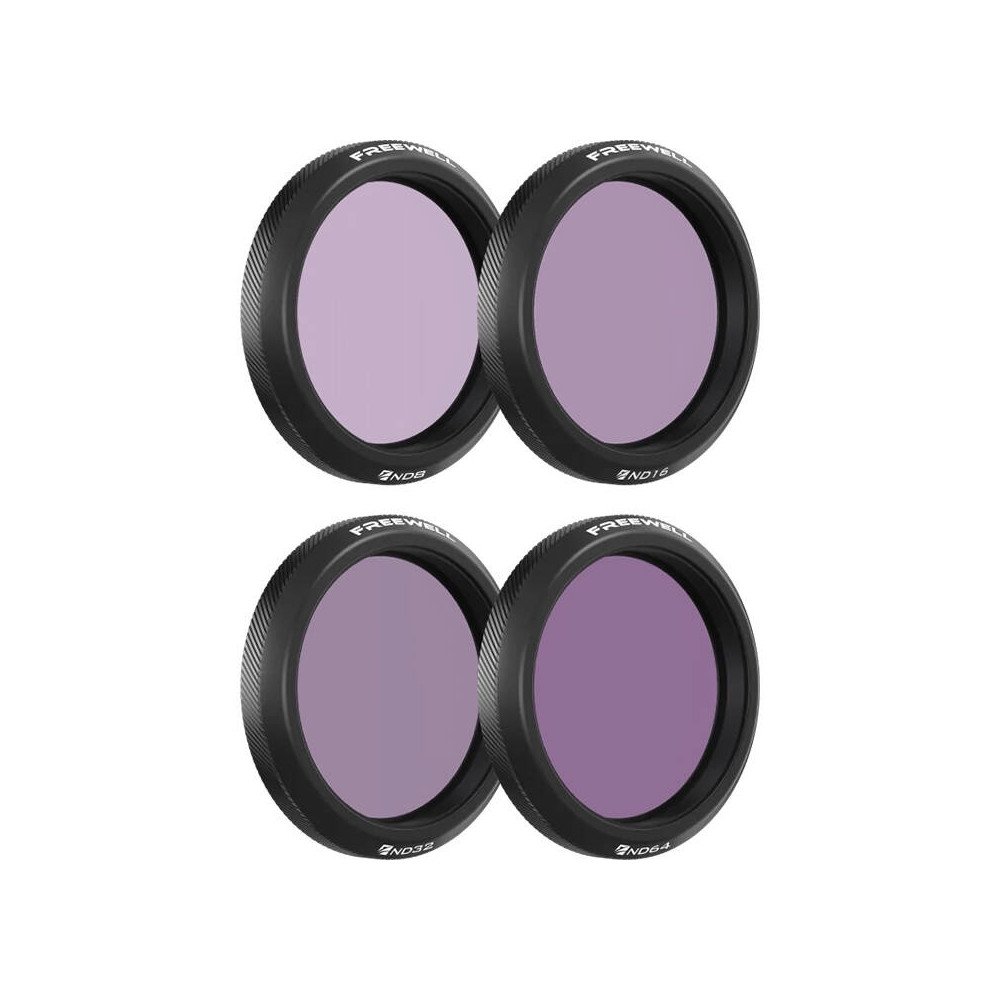 Freewelli komplekt 4 ND filtrist DJI Osmo Action 5 Pro jaoks
