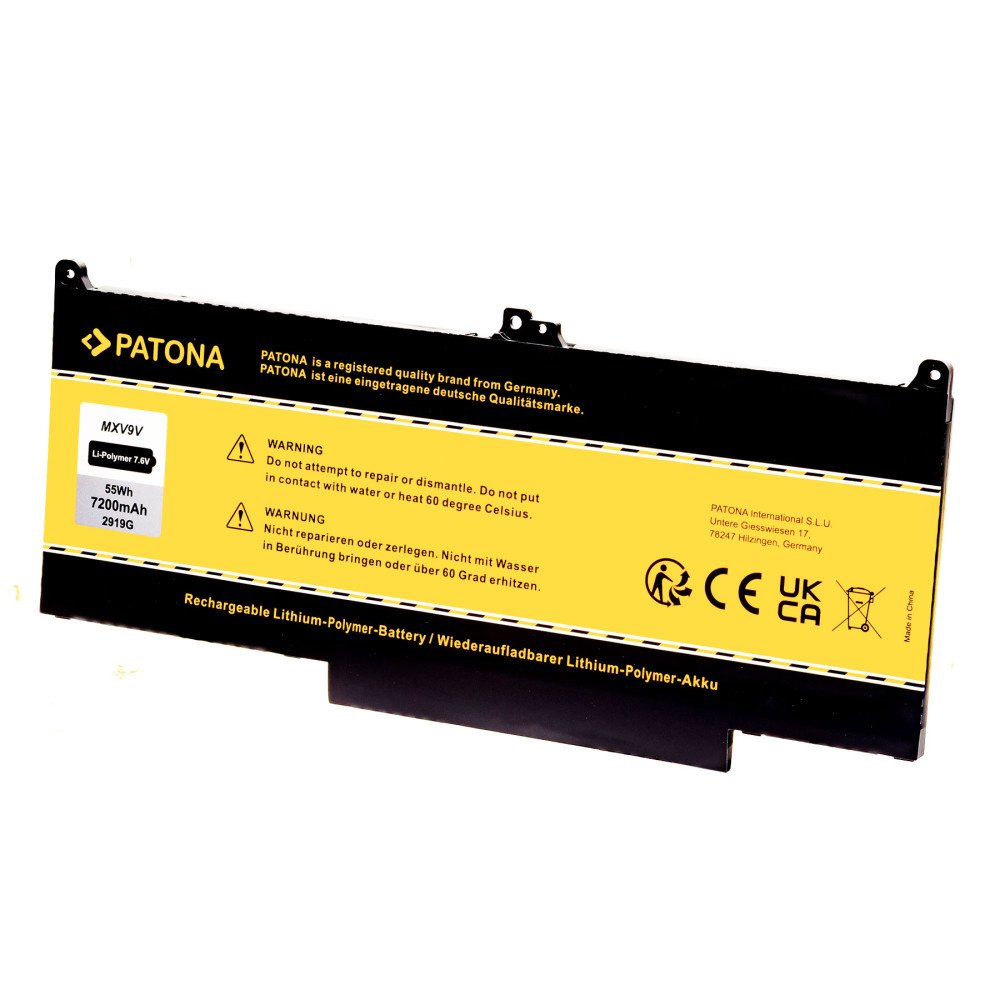 Baterija DELL Latitude 13 5300/7300 7200mAh Li-Pol 7,6V MXV9V11,4V 93FTF