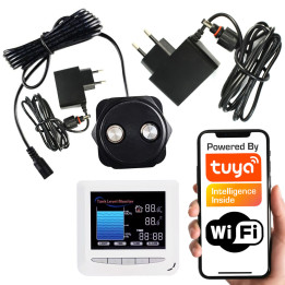 Liquid Level Sensor for Septic Tank with Display IP65 RF433MHz WiFi TUYA