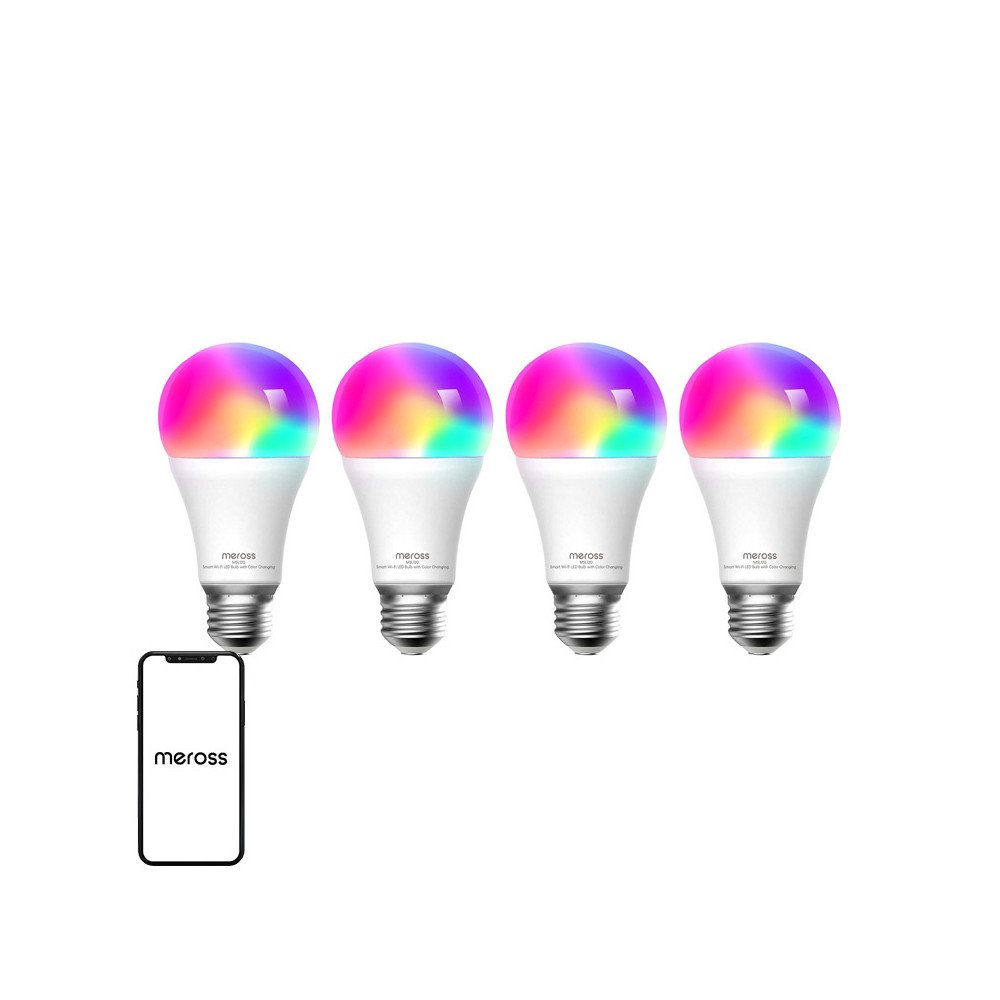 Meross MSL120 WiFi vieda LED spuldze (HomeKit) (cetras komplektacijas)