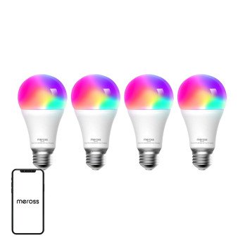 Meross MSL120 WiFi Smart LED -lamppu (HomeKit) (nelipakkaus)