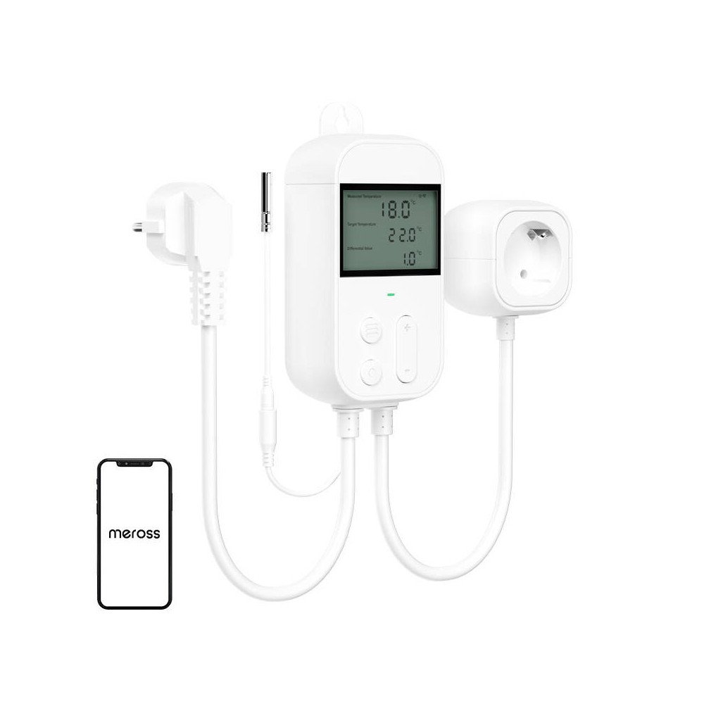 Socket thermostatic temperature controller Meross MTS960HK (HomeKit)