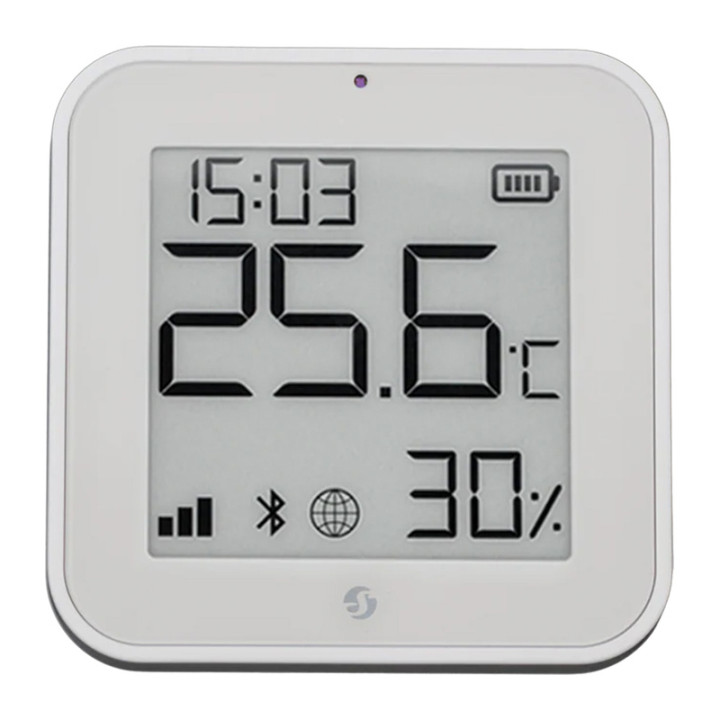 Shelly BLU H&T Display ZB Temperature and Humidity Sensor (White)