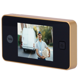 YALE DoorViewer 500 Gold video durvju zvans 1080p Wi-Fi