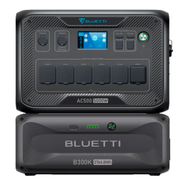 BLUETTI AC500 + B300K Home Energy Storage System