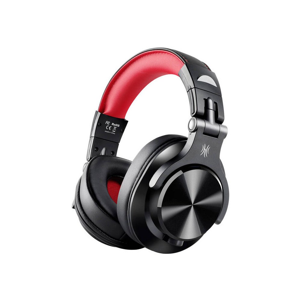 Oneodio A71 Wired Headphones (Black and Red)