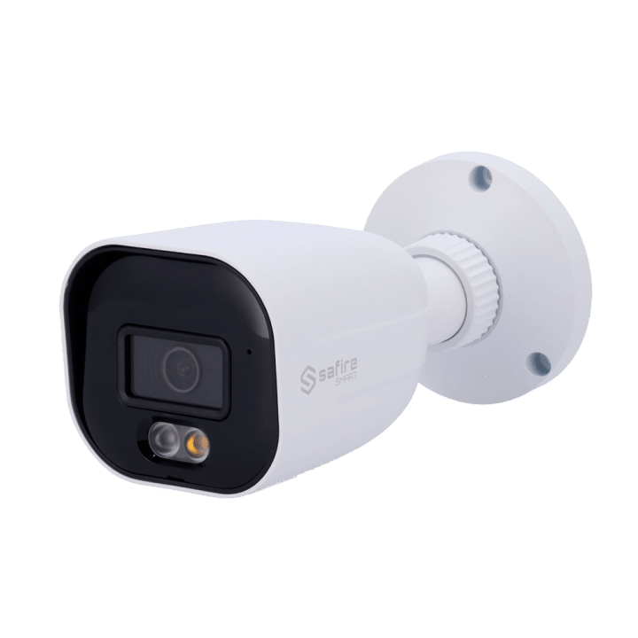 SAFIRE SMART SF-IPB080A-8B1-DL 8MP Bullet IP Camera with PoE, Wi-Fi, IP67, Dual Illumination