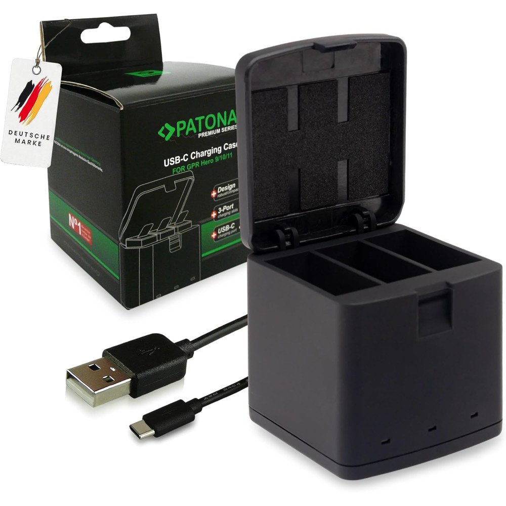 Charger Triple GoPro Hero 13