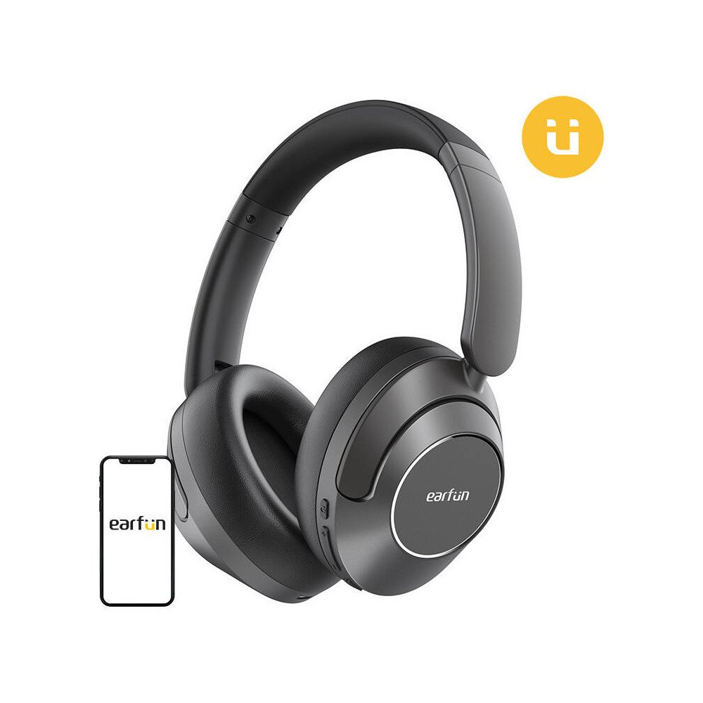 Wireless headphones EarFun WavePro (black)