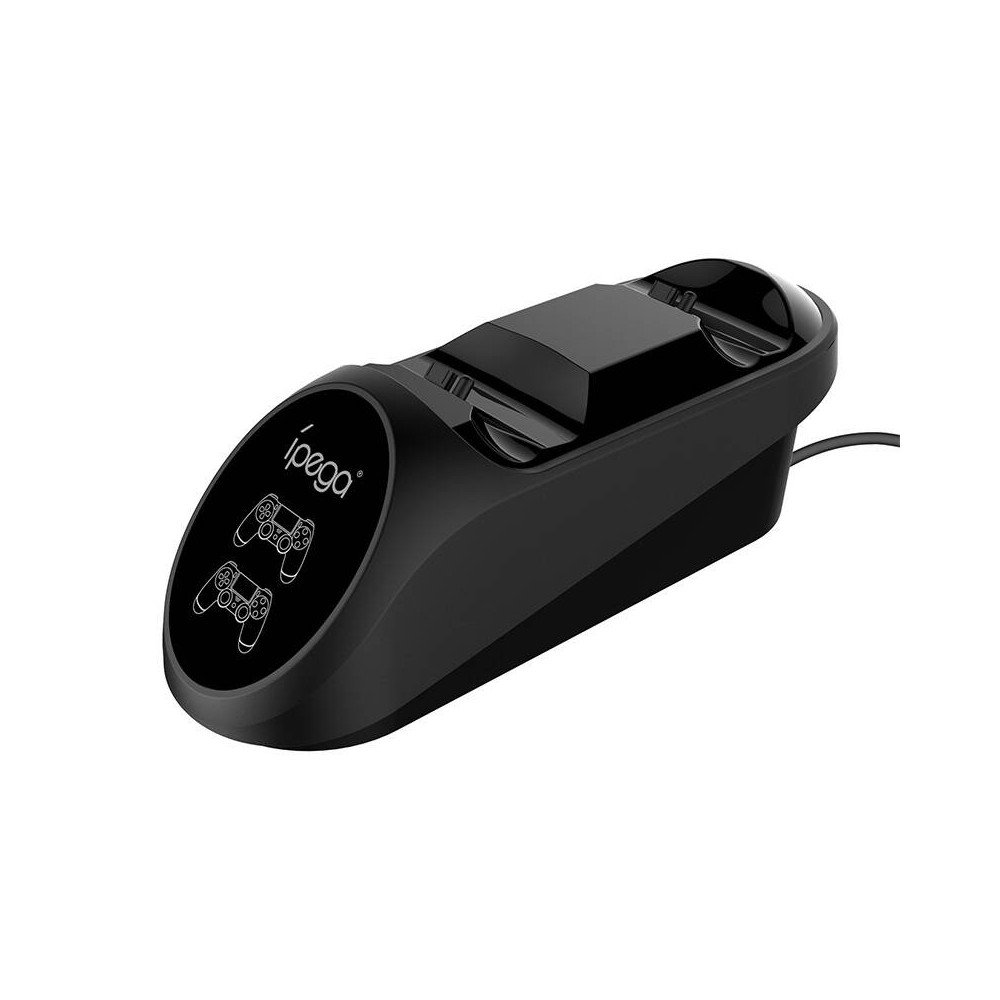 Dubulta dokstacija iPega PG-9180 spelu kontrolierim PS4 (melns)