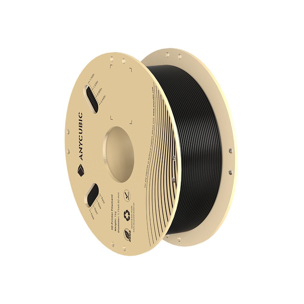 PLA Anycubic 1 KG siulas (juodas)