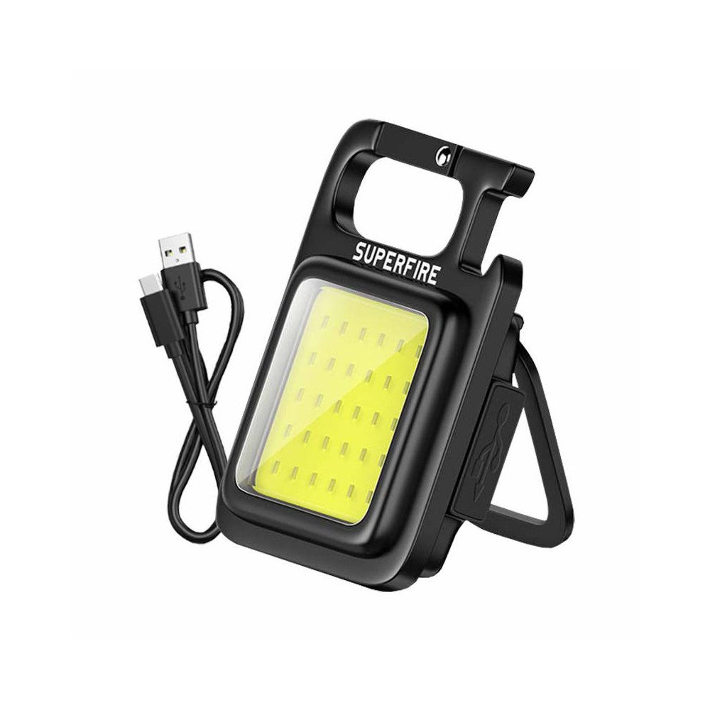 Superfire MX16 zibintuvelis, 600 lm, 500 mAh, USB-C, 4 rezimai