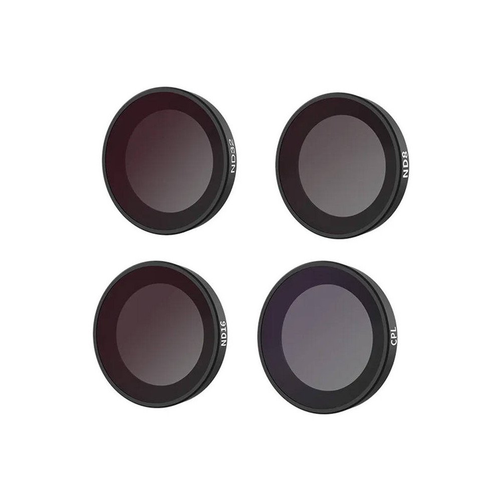 Set of 4 CPL/ND8/ND16/ND32 Telesin filters for Insta360 GO 2/3 camera