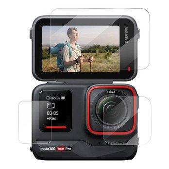 TELESIN grudintas stiklas skirtas Insta360 Ace Pro / Ace kamerai
