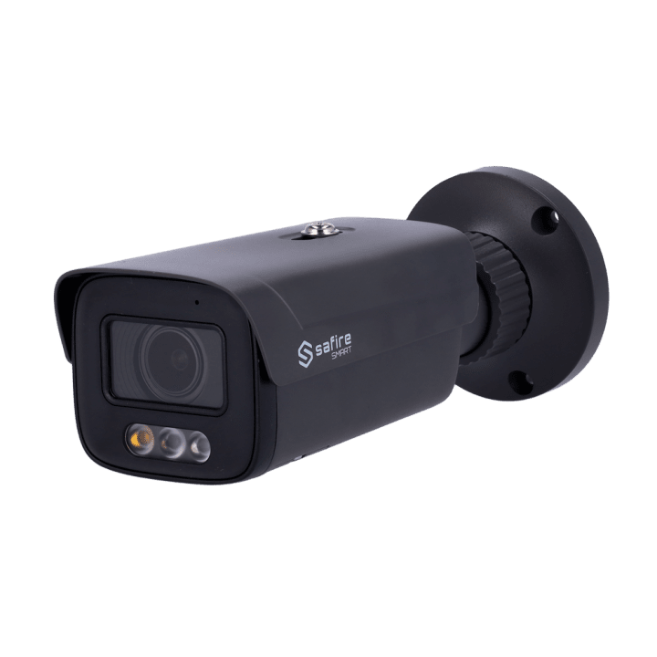 SAFIRE SMART SF-IPB580ZA-4I1-SL-GREY 4MP Bullet IP Camera with PoE and Wi-Fi