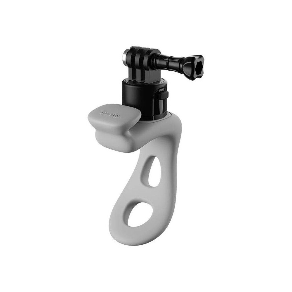 Telesin daugiafunkcis silikoninis laikiklis sporto kameroms (pilkas)