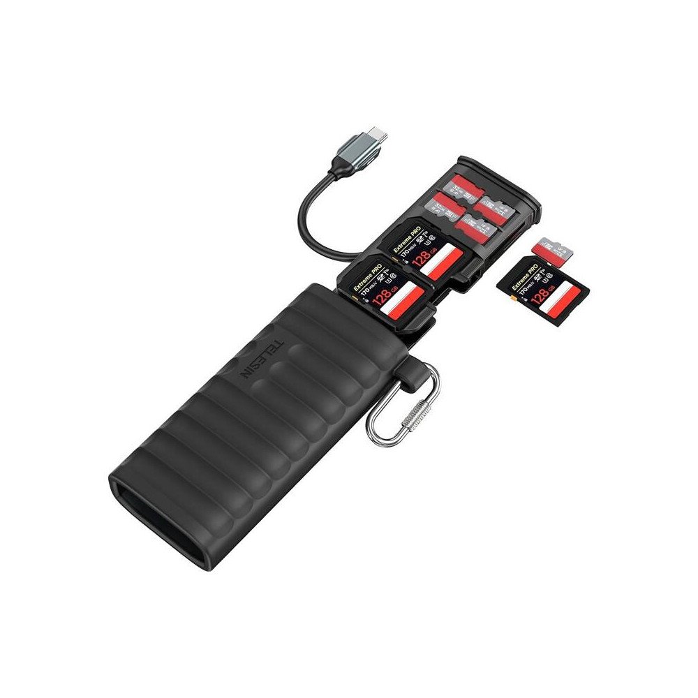 Telesini multifunktsionaalne SD- ja TF-kaardilugeja (S6-MCR-01)