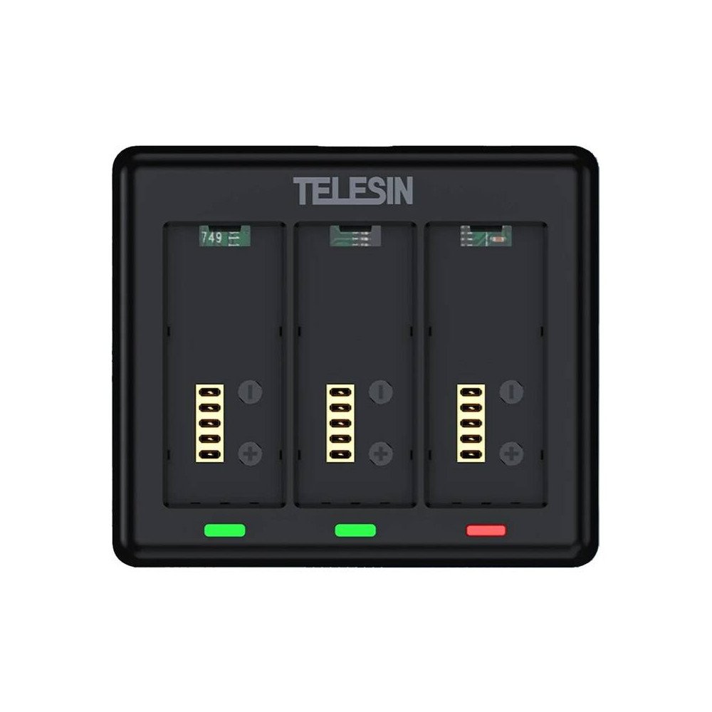 Ladetajs 3 akumulatoriem GoPro HERO 13 Telesin (S0-BCG-12-TGP)