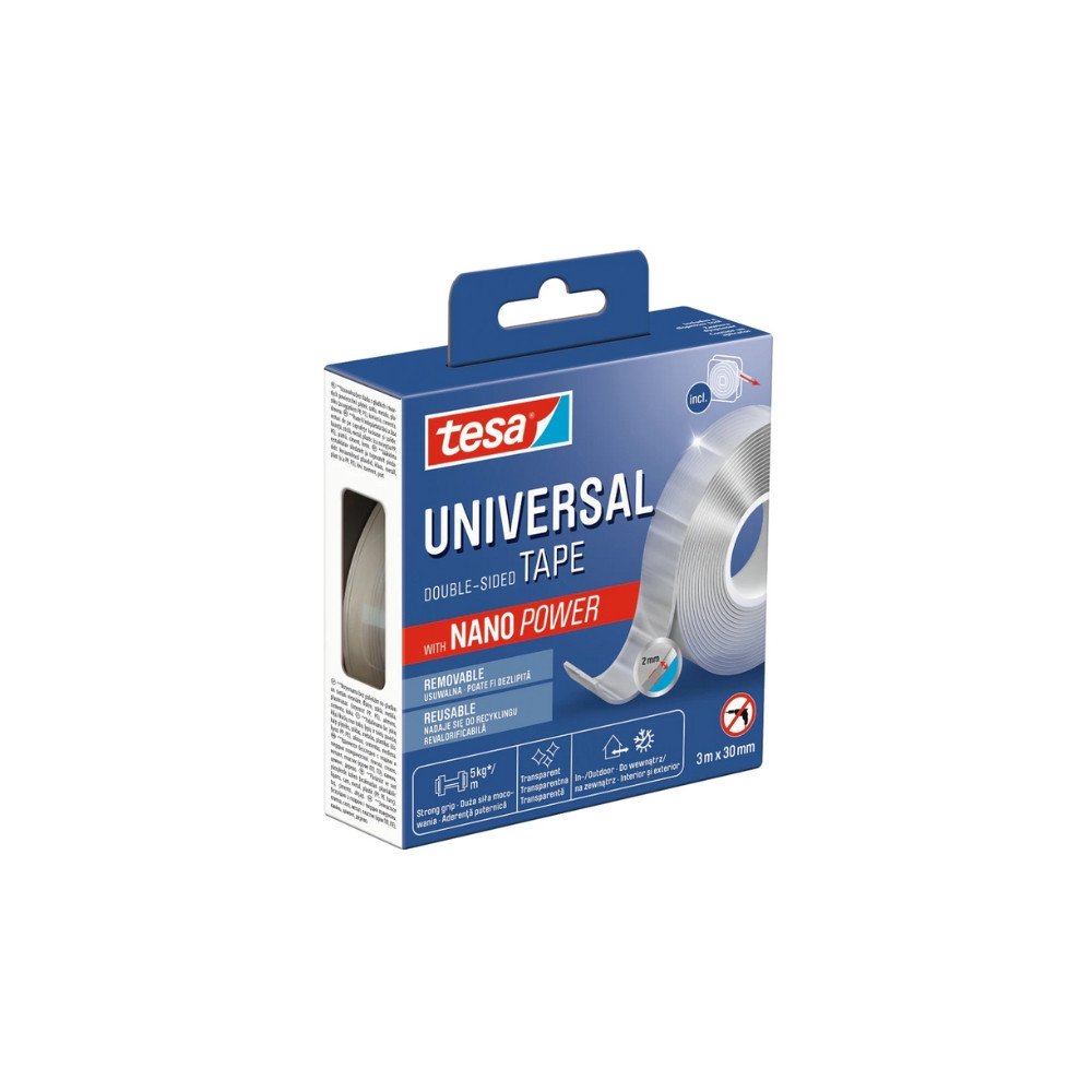 DVIPUSE MONTAVIMO JUOSTOS UNIVERSAL-TAPE/NANOPOWER/3X30 TESA