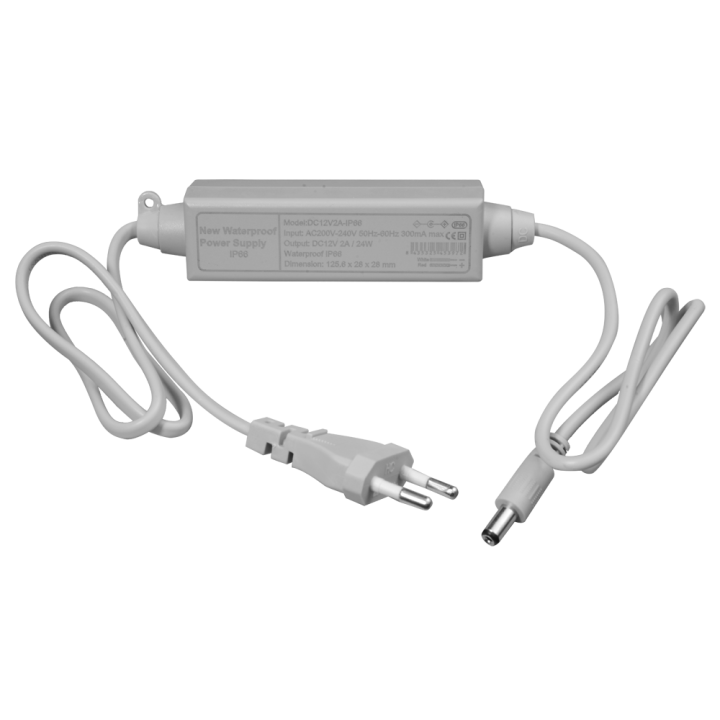 MARCA BLANCA DC12V2A-IP66 12V 2A IP66 barošanas bloks