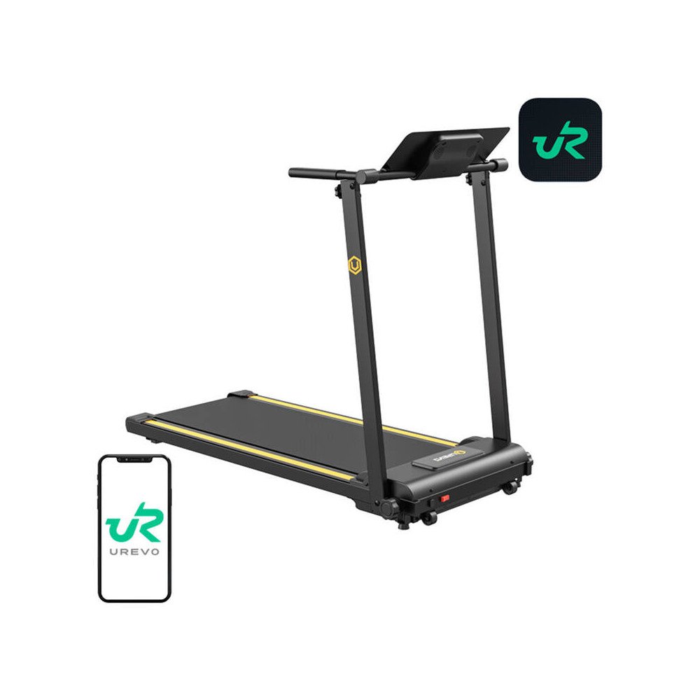 UREVO Foldi Mini folding electric treadmill (black and orange)
