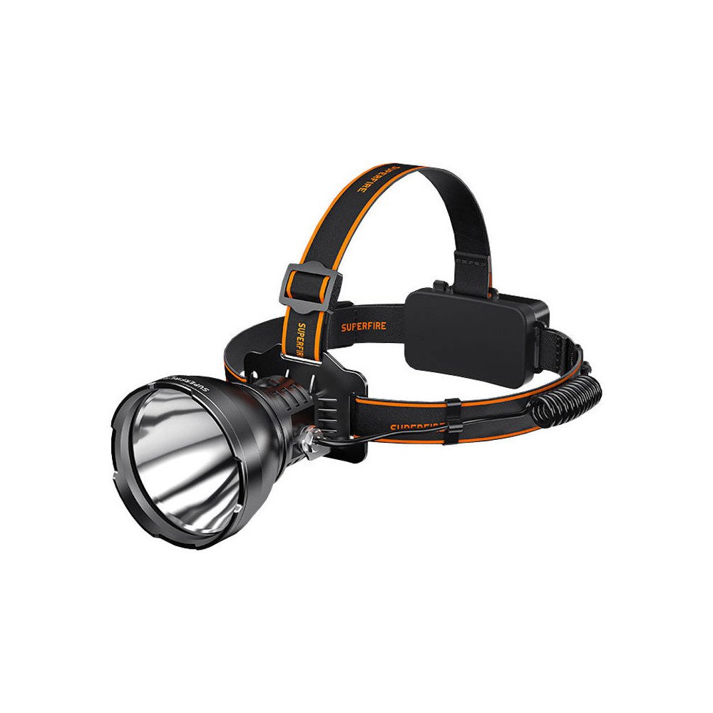 Superfire HL60 luktura lukturis - 2300 lm, 4 rezimi, 330 m, 36 W LED