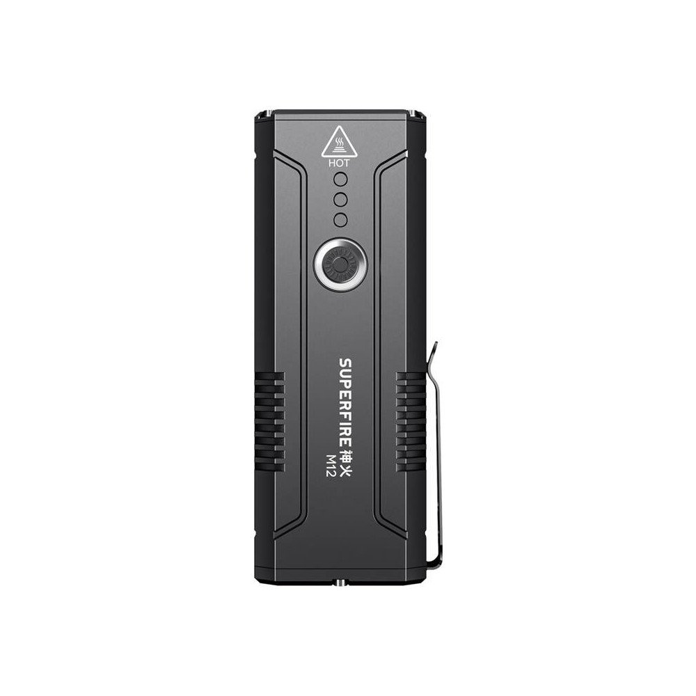 Superfire M12 taskulamppu - 8000lm, 6 tilaa, vedenpitava