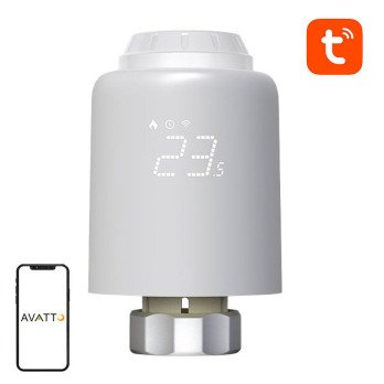 Alykas termostaattijaahdyttimen venttiili Avatto TRV07 Zigbee 3.0 TUYA