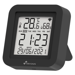 NVS-TEMPHUMIR-W NIVIAN RETAIL Temperature & Humidity Sensor