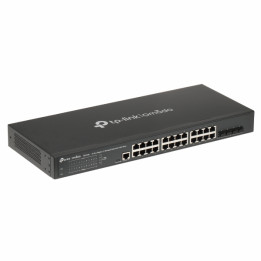 TP-Link :: TL-SG3428 pārvaldītais slēdzis L2 JetStream, 24Gbit, 4xSFP