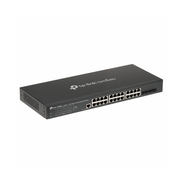 TP-Link :: TL-SG3428 pārvaldītais slēdzis L2 JetStream, 24Gbit, 4xSFP