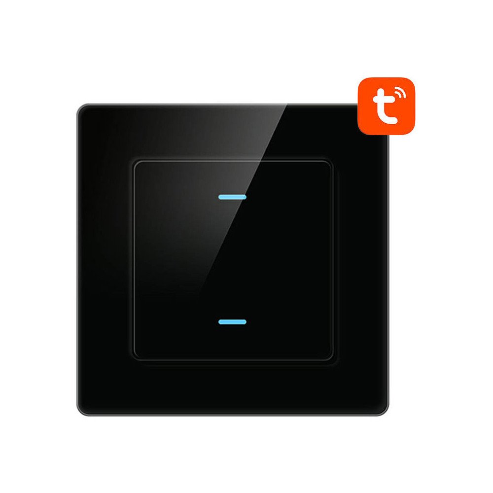 Alykas valokytkin WiFi Avatto N-TS10-B2 2-suuntainen TUYA (musta)