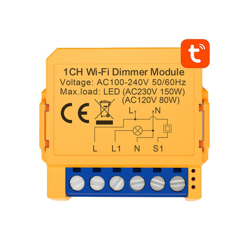 Alykas pistorasiakytkin WiFi Avatto DMS16-2 TUYA