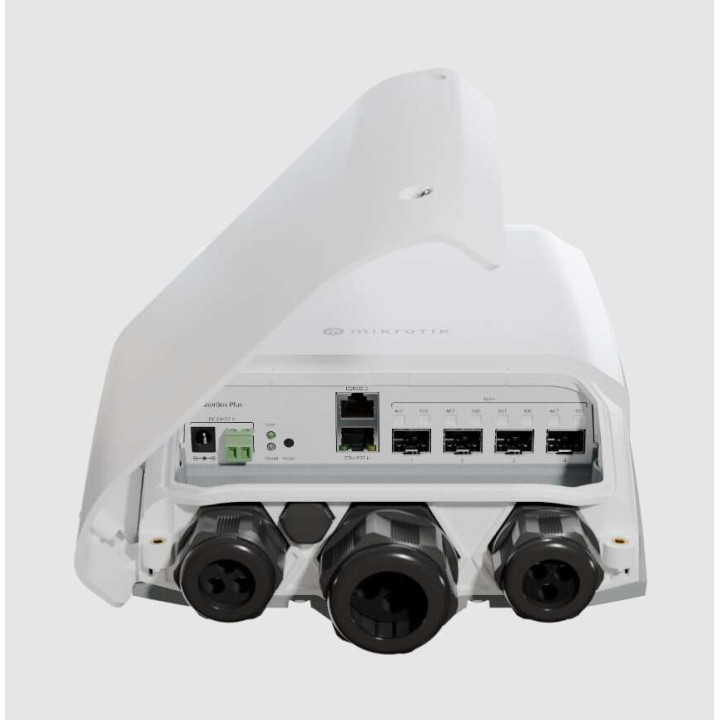 MikroTik CRS305-1G-4S+OUT FiberBox Plus, 4x SFP+, 1x Gigabit Ethernet, IP66, RouterOS L5