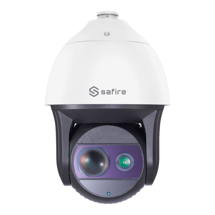 SAFIRE SF-IPSD9950TA-2Y-L800 50x Optical Zoom IP67 PTZ Speed Dome Camera with PoE and Wi-Fi