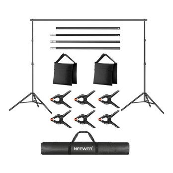 Jaunaks foto fona stativa komplekts